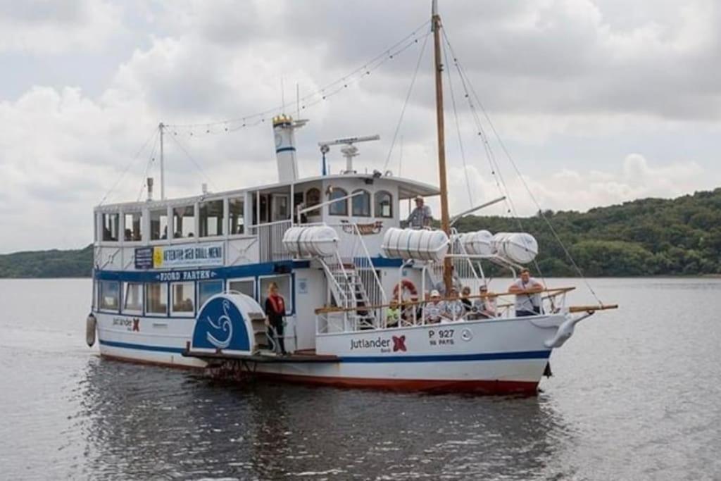 Idyllisk, Historisk Byhus Ved Fjorden I Mariager Εξωτερικό φωτογραφία