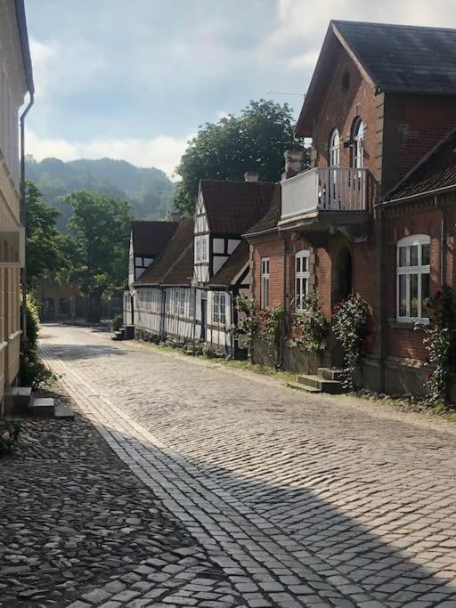 Idyllisk, Historisk Byhus Ved Fjorden I Mariager Εξωτερικό φωτογραφία