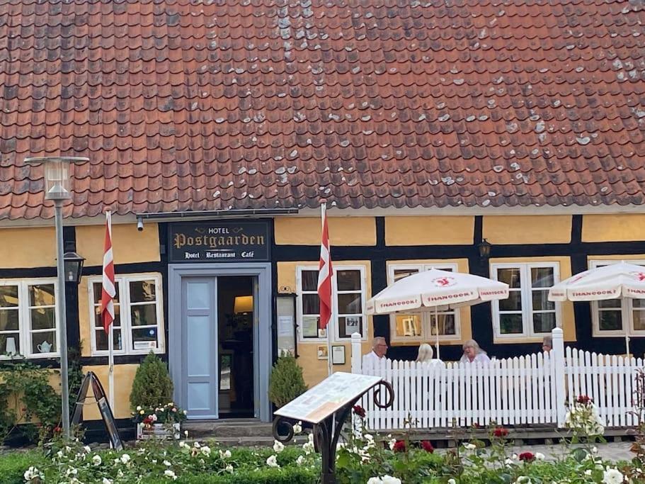 Idyllisk, Historisk Byhus Ved Fjorden I Mariager Εξωτερικό φωτογραφία
